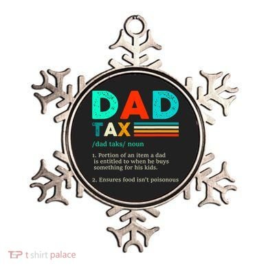 Funny Dad Tax Definition Retro Vintage Ornament