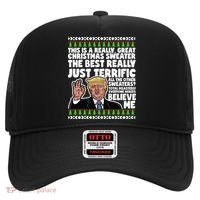 Funny Donald Trump Ugly Christmas Sweater Parody Speech Great Gift Hat thumb 0