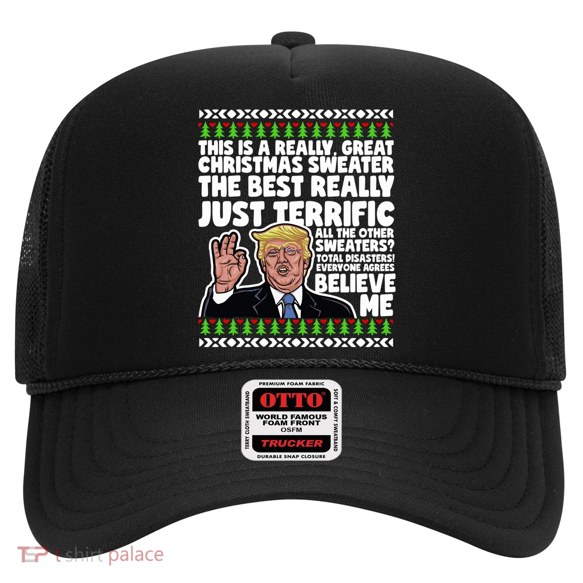 Funny Donald Trump Ugly Christmas Sweater Parody Speech Great Gift Hat