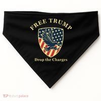 Free Donald Trump MAGA Conservative USA-Made Doggie Bandana thumb 0