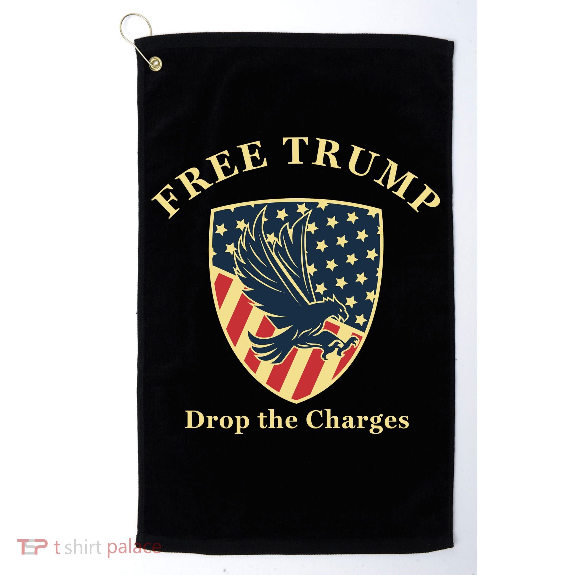 Free Donald Trump MAGA Conservative Golf Towel