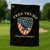 Free Donald Trump MAGA Conservative Golf Towel thumb 1