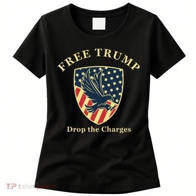 Free Donald Trump MAGA Conservative Women's T-Shirt