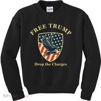 Free Donald Trump MAGA Conservative Kids Sweatshirt thumb 0