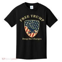 Free Donald Trump MAGA Conservative Kids T-Shirt thumb 0