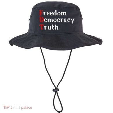 Freedom Democracy & Truth Foxtrots Deltas Tangos Resist Bucket Hat