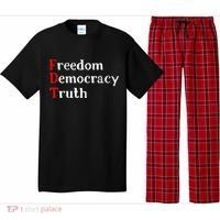 Freedom Democracy & Truth Foxtrots Deltas Tangos Resist Pajama Set thumb 0