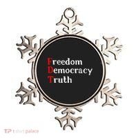 Freedom Democracy & Truth Foxtrots Deltas Tangos Resist Ornament thumb 0