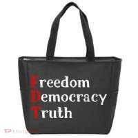 Freedom Democracy & Truth Foxtrots Deltas Tangos Resist Tote Bag thumb 0