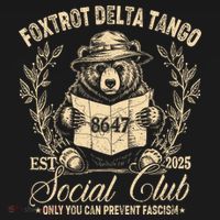 Foxtrot Delta Tango Social Club Only You Can Prevent Fascism Women's Tank Top thumb 5