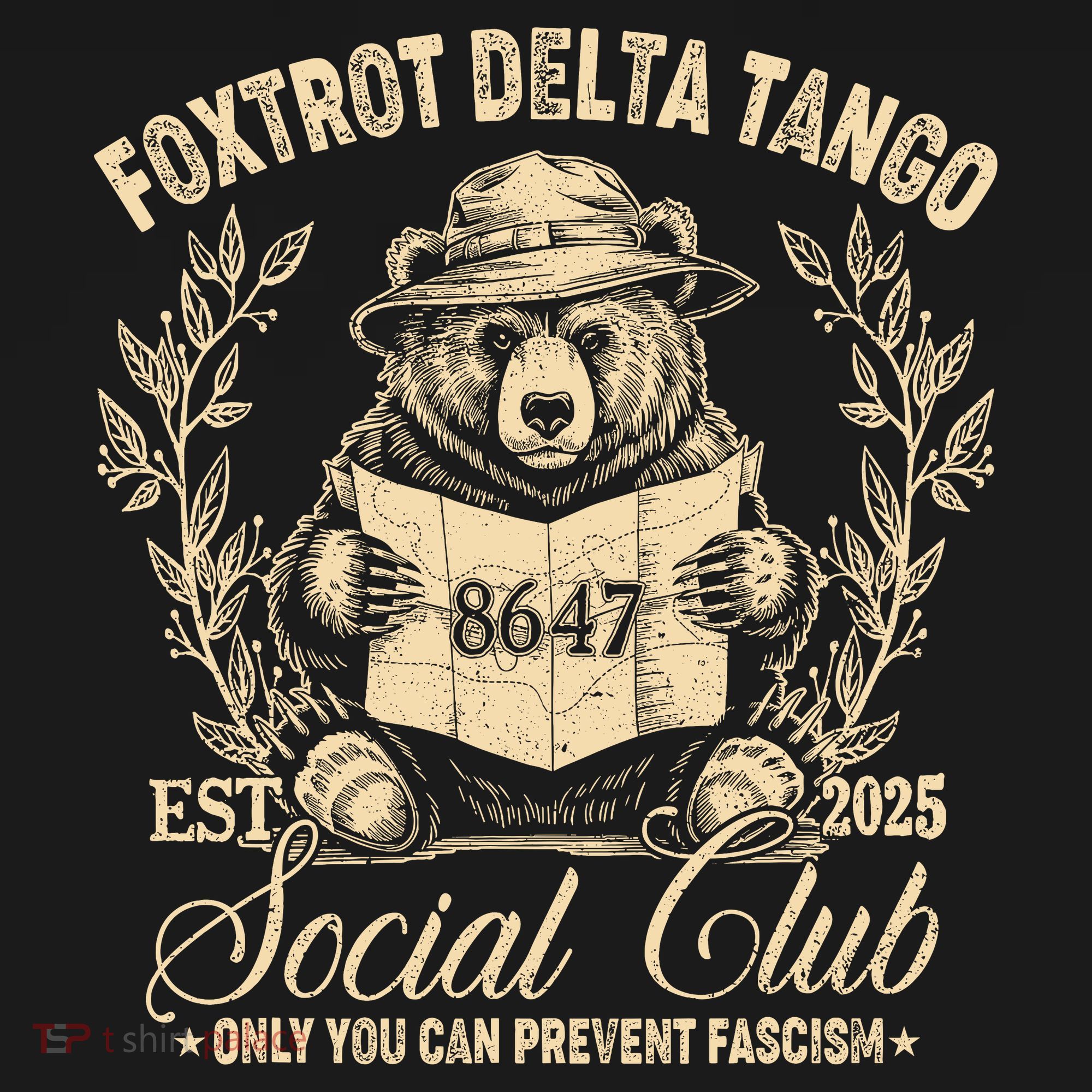 Foxtrot Delta Tango Social Club Only You Can Prevent Fascism Women's Tank Top