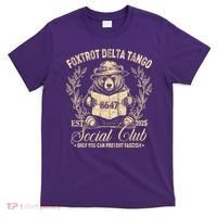Foxtrot Delta Tango Social Club Only You Can Prevent Fascism T-Shirt thumb 0