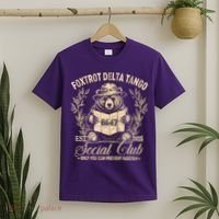 Foxtrot Delta Tango Social Club Only You Can Prevent Fascism T-Shirt thumb 2