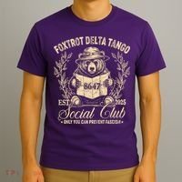 Foxtrot Delta Tango Social Club Only You Can Prevent Fascism T-Shirt thumb 3