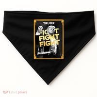 Fight Donald Trump Meme Coin Crypto President USA-Made Doggie Bandana thumb 0