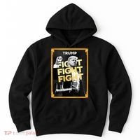 Fight Donald Trump Meme Coin Crypto President Hoodie thumb 0