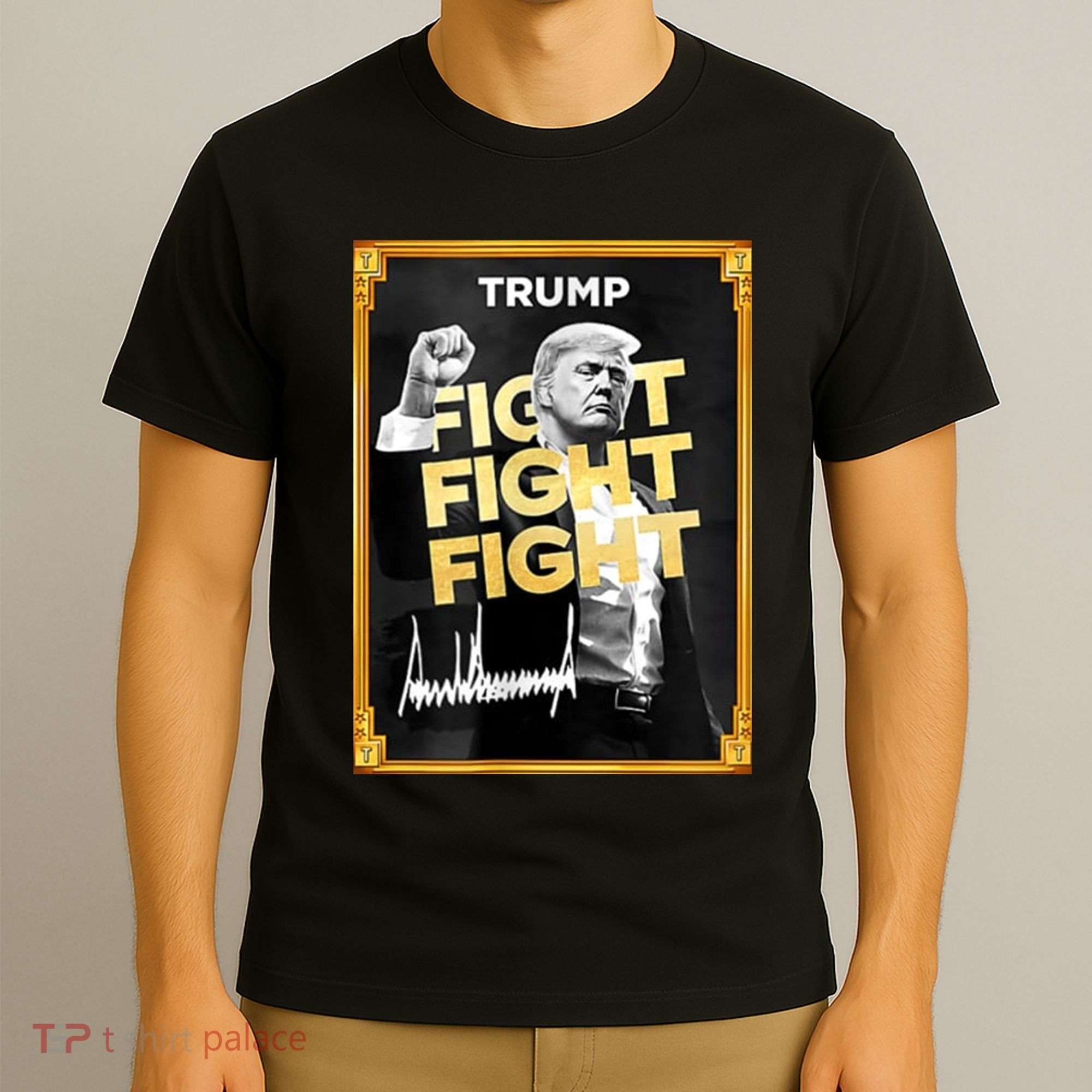 Fight Donald Trump Meme Coin Crypto President T-Shirt