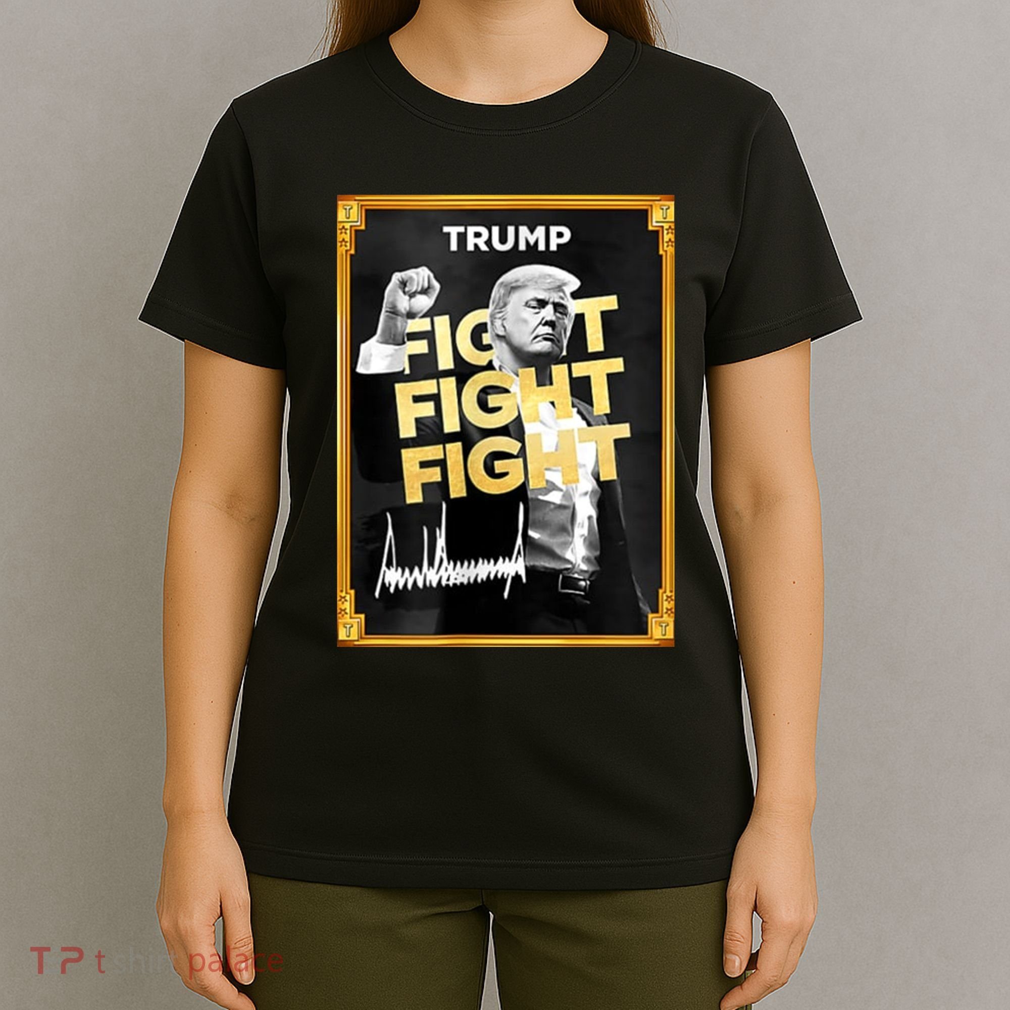 Fight Donald Trump Meme Coin Crypto President T-Shirt