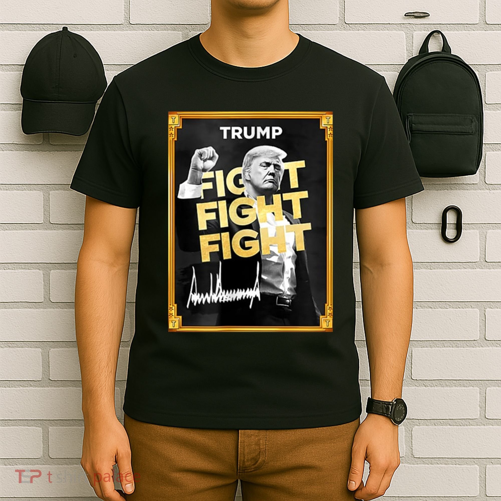 Fight Donald Trump Meme Coin Crypto President T-Shirt