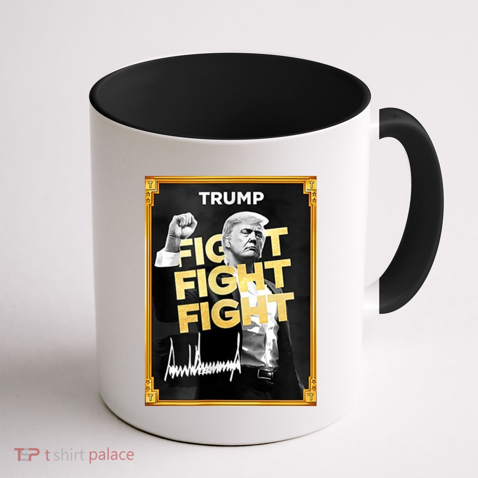 Fight Donald Trump Meme Coin Crypto President Coffee Mug