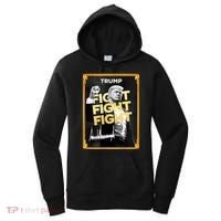 Fight Donald Trump Meme Coin Crypto President Women's Hoodie thumb 0