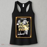 Fight Donald Trump Meme Coin Crypto President Women's Tank Top thumb 3