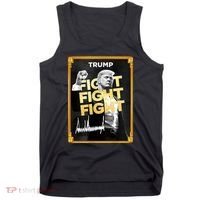 Fight Donald Trump Meme Coin Crypto President Tank Top thumb 0