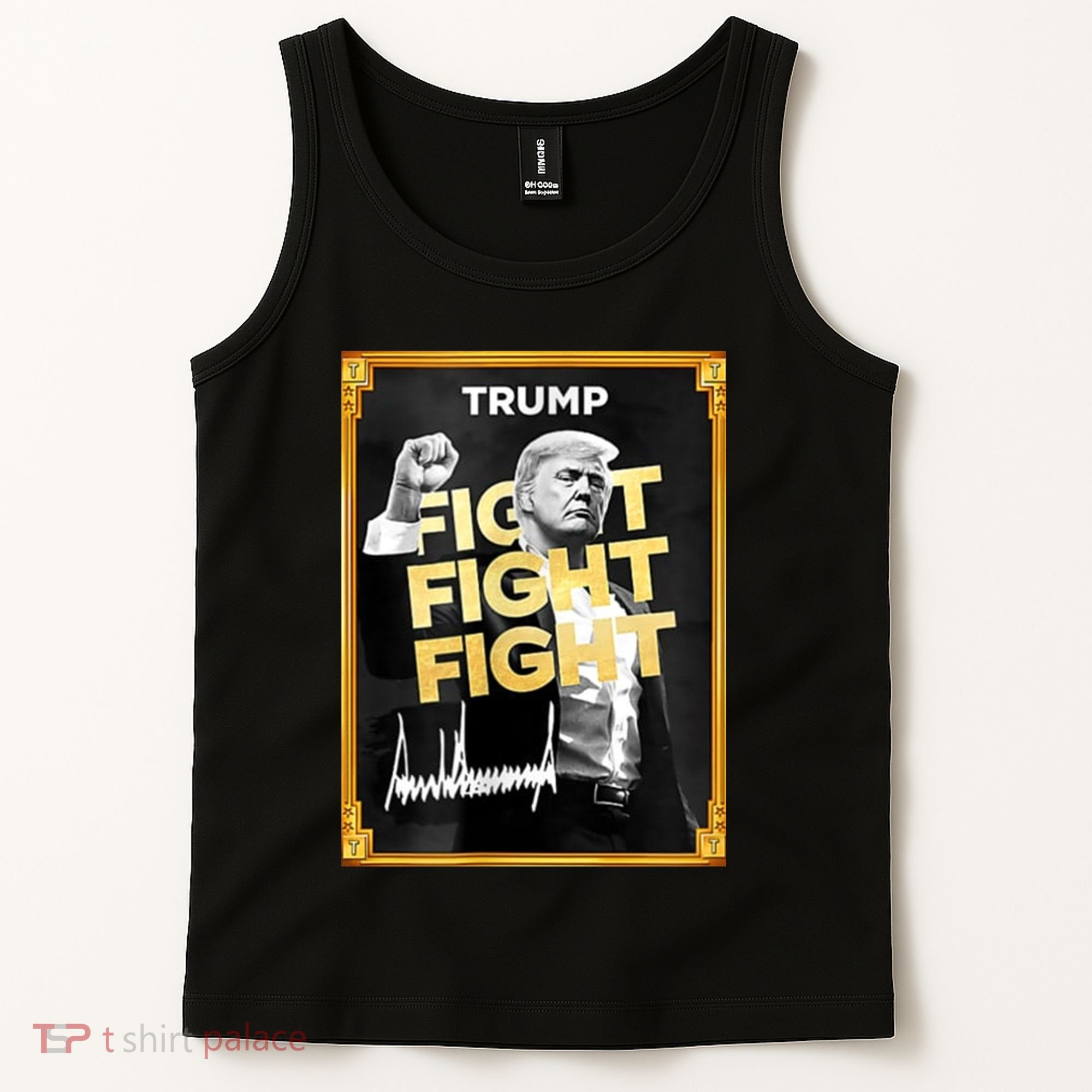Fight Donald Trump Meme Coin Crypto President Tank Top
