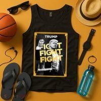 Fight Donald Trump Meme Coin Crypto President Tank Top thumb 4