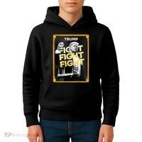 Fight Donald Trump Meme Coin Crypto President Kids Hoodie thumb 4