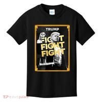 Fight Donald Trump Meme Coin Crypto President Kids T-Shirt thumb 0
