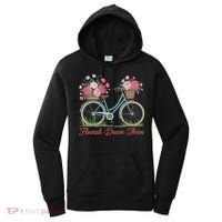 Flourish Dream Thrive Floral Bike Subtle 8647 Trump Resist Women's Hoodie thumb 0