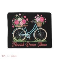 Flourish Dream Thrive Floral Bike Subtle 8647 Trump Resist Mousepad thumb 0