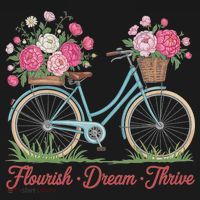 Flourish Dream Thrive Floral Bike Subtle 8647 Trump Resist Mousepad thumb 1