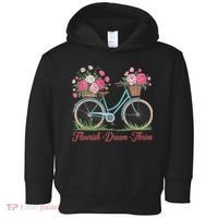 Flourish Dream Thrive Floral Bike Subtle 8647 Trump Resist Toddler Hoodie thumb 0