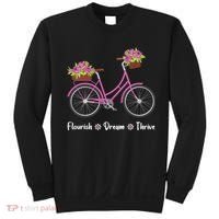 Flourish Dream Thrive Floral Bike Bicycle Subtle 8647 Trump Sweatshirt thumb 0