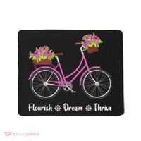 Flourish Dream Thrive Floral Bike Bicycle Subtle 8647 Trump Mousepad thumb 0