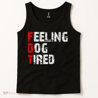 Feeling Dog Tired Fdt Anti Trump Tank Top thumb 2