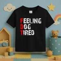 Feeling Dog Tired Fdt Anti Trump Toddler T-Shirt thumb 3