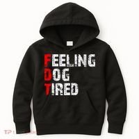 Feeling Dog Tired Fdt Anti Trump Kids Hoodie thumb 0