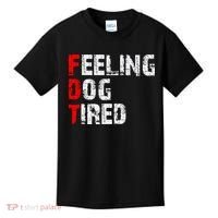Feeling Dog Tired Fdt Anti Trump Kids T-Shirt thumb 0