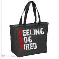Feeling Dog Tired Fdt Anti Trump Tote Bag thumb 2