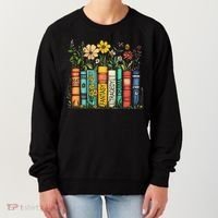 Fantasy Drama Tragedy Book Floral Subtle Anti Trump Women's Sweatshirt thumb 0