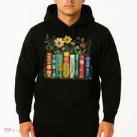Fantasy Drama Tragedy Book Floral Subtle Anti Trump Hoodie thumb 2