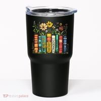 Fantasy Drama Tragedy Book Floral Subtle Anti Trump Tumbler thumb 0