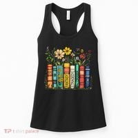 Fantasy Drama Tragedy Book Floral Subtle Anti Trump Women's Tank Top thumb 0