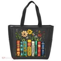 Fantasy Drama Tragedy Book Floral Subtle Anti Trump Tote Bag thumb 0