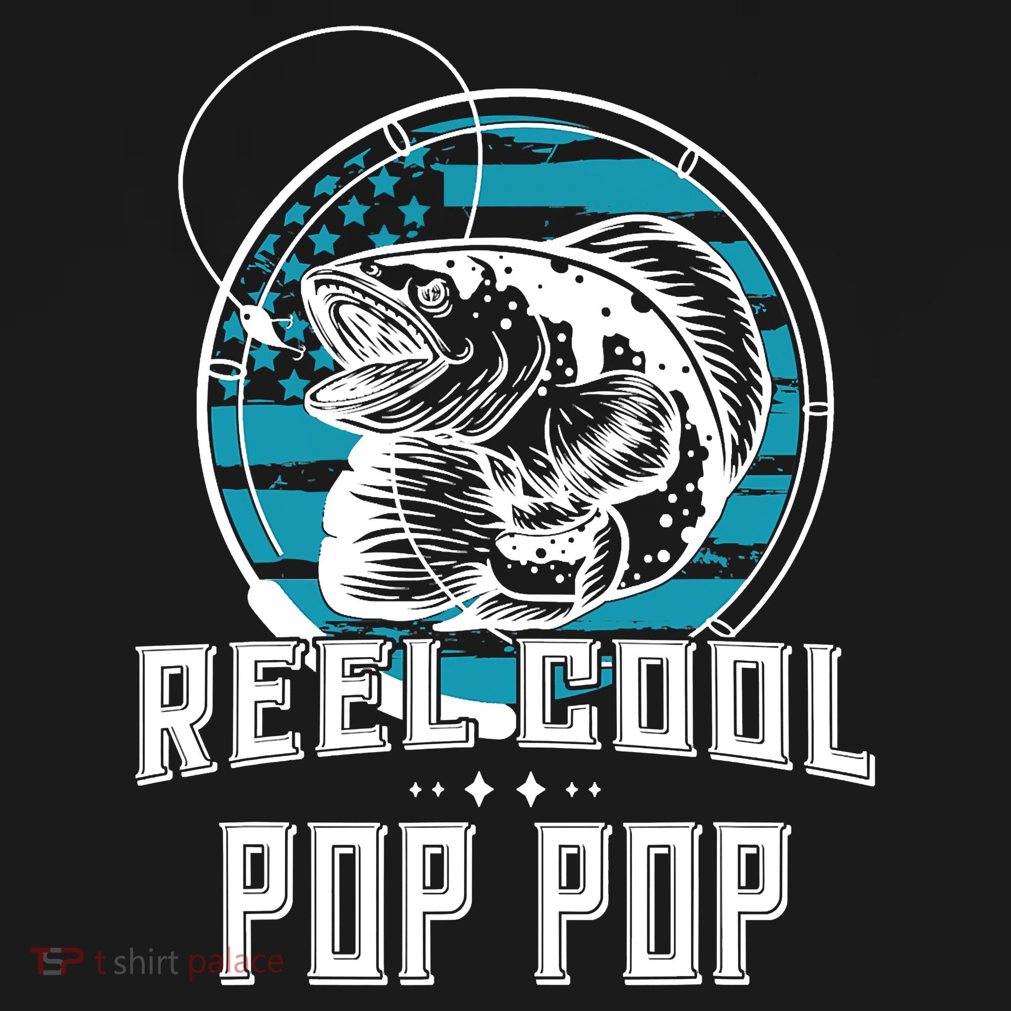 Fathers Day Tee Reel Cool Pop Pop Fishing Women's Hoodie
