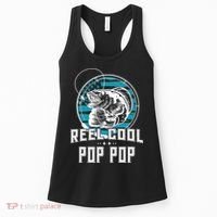 Fathers Day Tee Reel Cool Pop Pop Fishing Women's Tank Top thumb 0