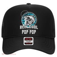 Fathers Day Tee Reel Cool Pop Pop Fishing Hat thumb 0
